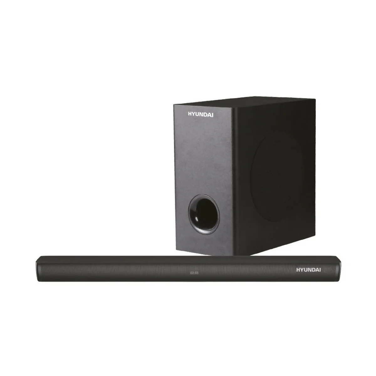 BARRA DE SONIDO + SUBWOOFER INALAMBRICO HYUNDAI 160 WATTS 2.1 CH FM BLUETOOTH HYSB336W