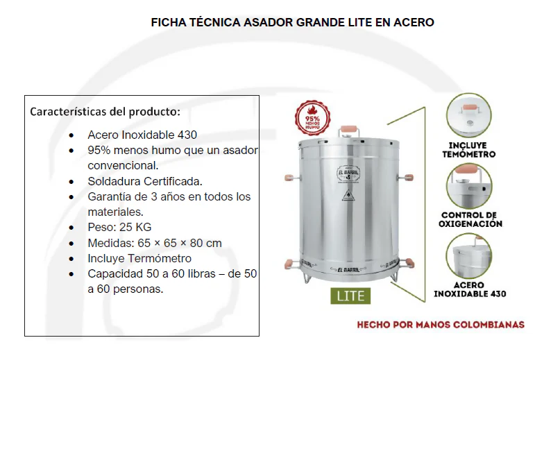 BARRIL 100LB LINEA LITE - Image 4