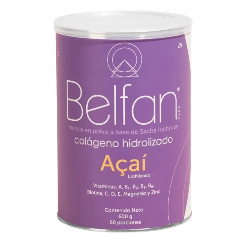 BELFAN COLÁGENO HIDROLIZADO AÇAÍ X 600G