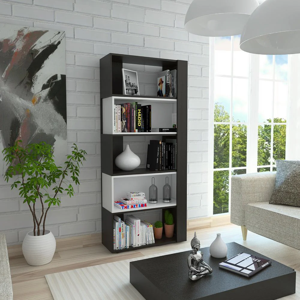 BIBLIOTECA BEIJING, WENGUE Y BLANCO - Image 3