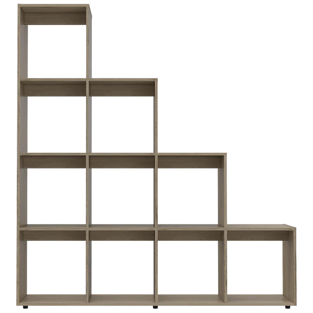 BIBLIOTECA COLIMA, BEIGE, CON VARIEDAD DE ENTREPAÑOS - Image 5