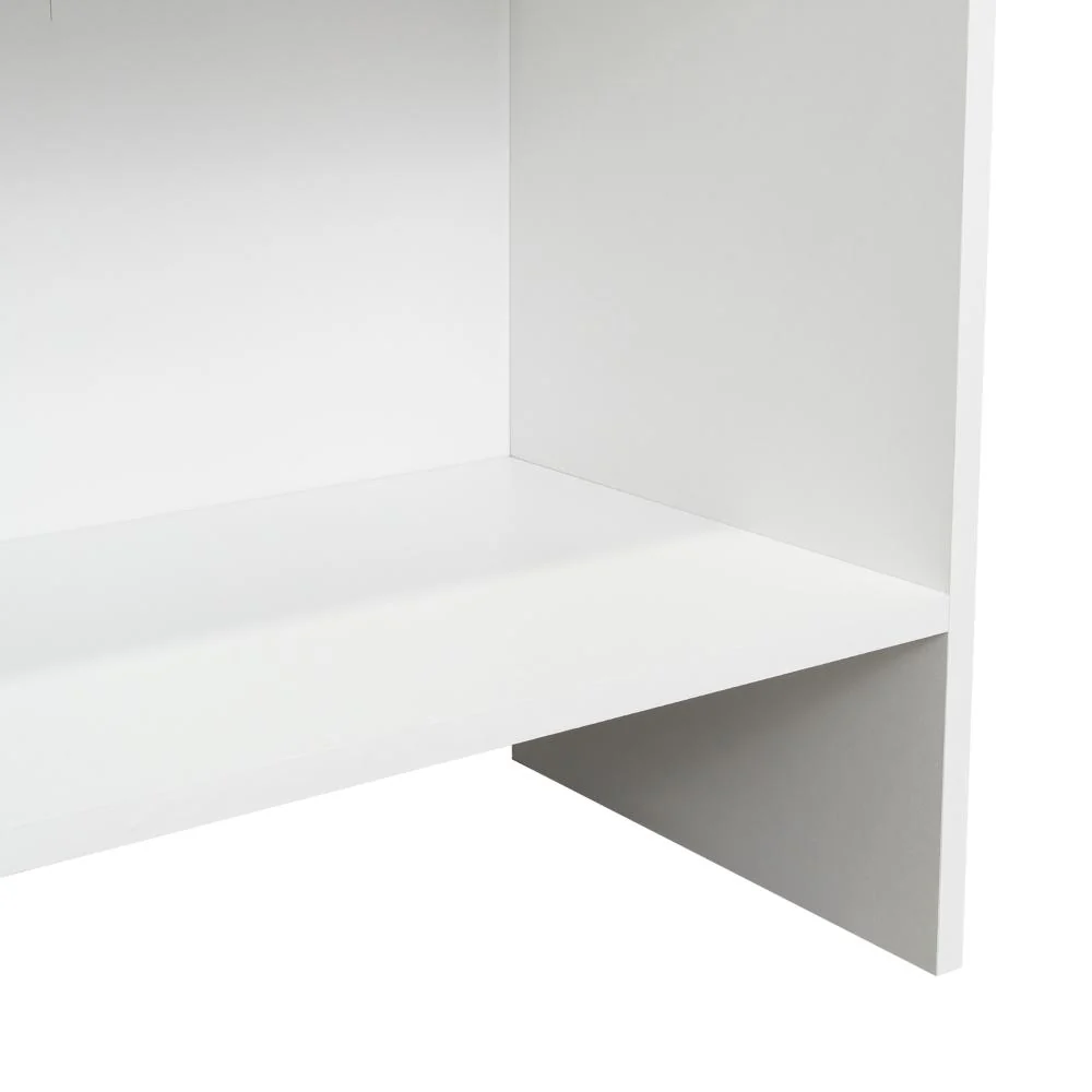 BIBLIOTECA ELOY, BLANCO DUQUEZA, CON ENTREPAÑOS PARA UBICAR OBJETOS DECORATIVOS - Image 7