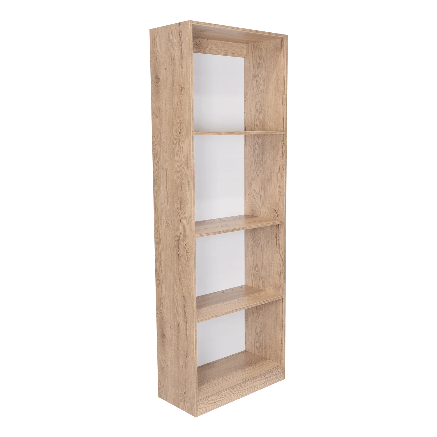 BIBLIOTECA HOME, MACADAMIA Y BLANCO DUQUEZA, CON CUATRO ENTREPAÑOS - Image 4