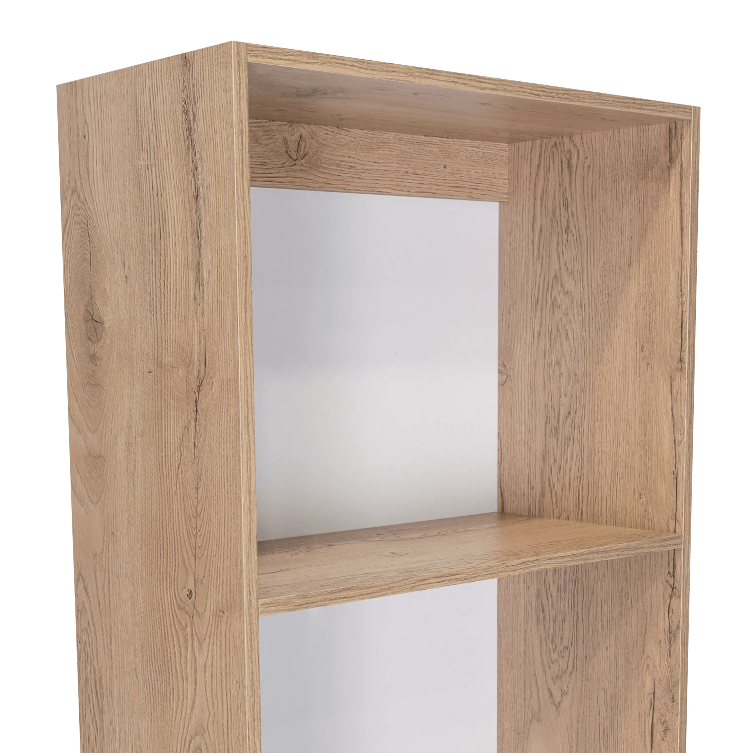 BIBLIOTECA HOME, MACADAMIA Y BLANCO DUQUEZA, CON CUATRO ENTREPAÑOS - Image 6