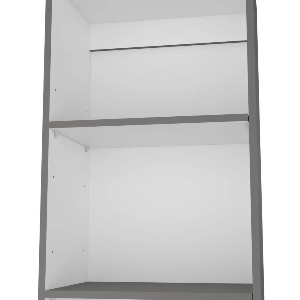 BIBLIOTECA HOME, PLATA OSCURO, CON CINCO ENTREPAÑOS ZF - Image 4