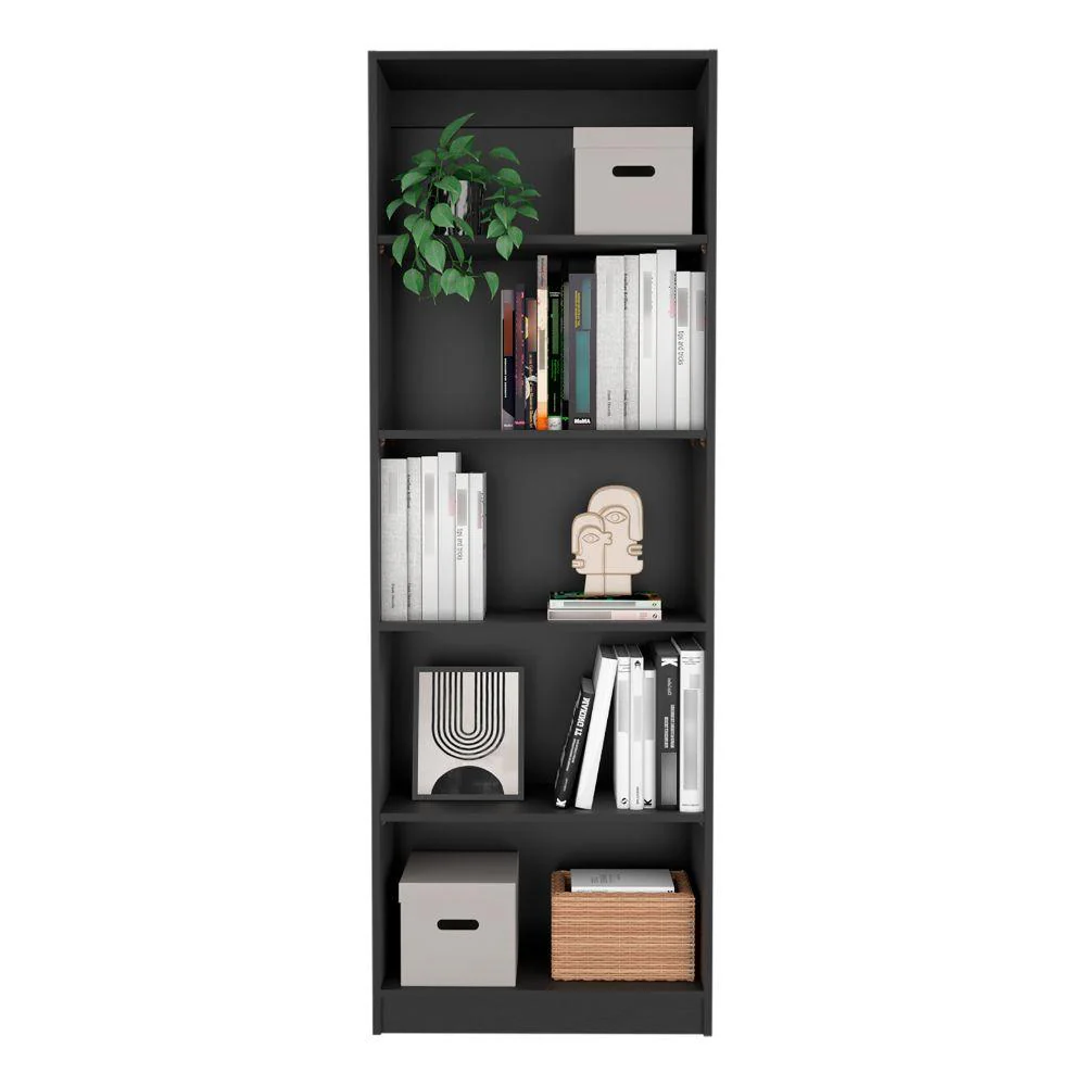 BIBLIOTECA HOME, WENGUE, CON CINCO ENTREPAÑOS ZF - Image 3