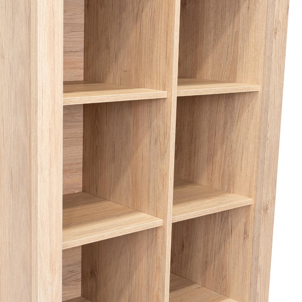 BIBLIOTECA SARUME, BEIGE, CON CINCO ENTREPAÑOS DOBLES - Image 6