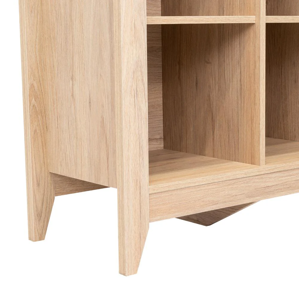 BIBLIOTECA SARUME, BEIGE, CON CINCO ENTREPAÑOS DOBLES - Image 7