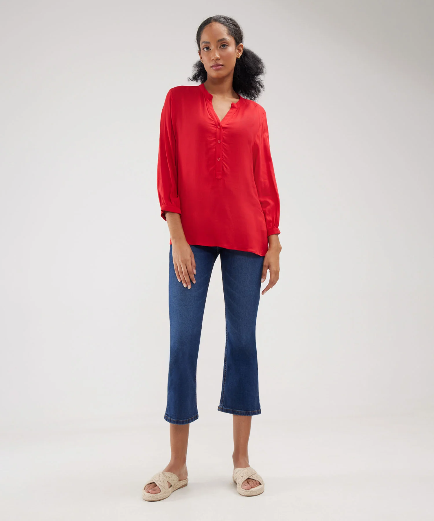 BLUSA M 3/4 UNICOLOR 30122722 - Image 2
