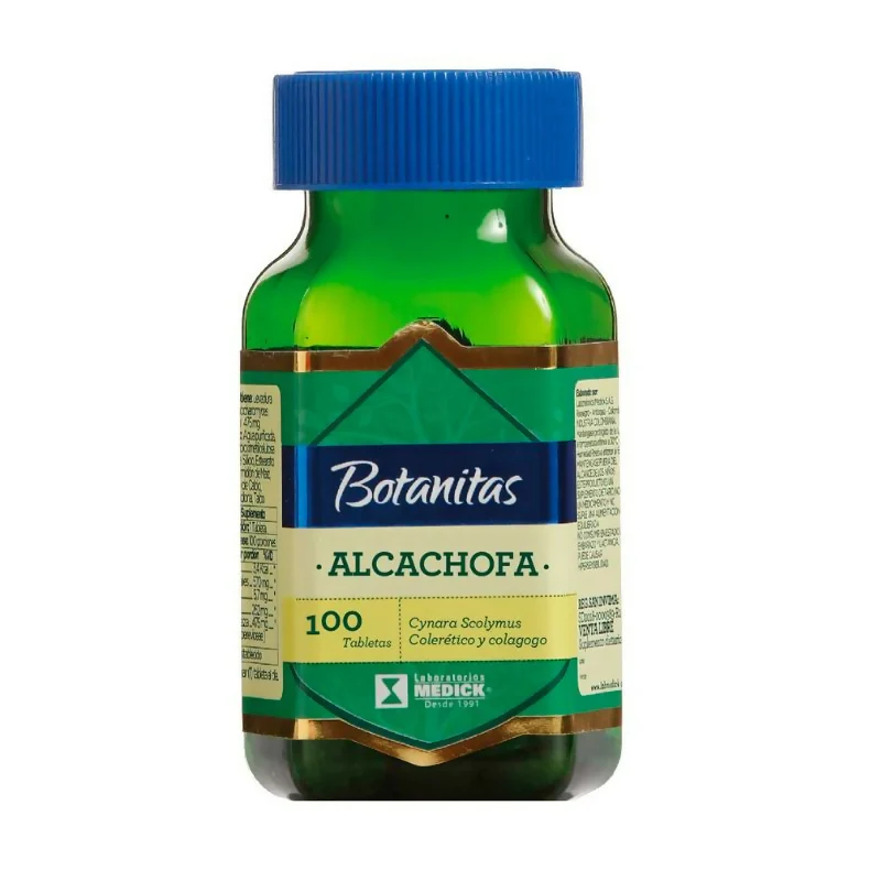 BOTANITAS ALCACHOFA X 100TABS