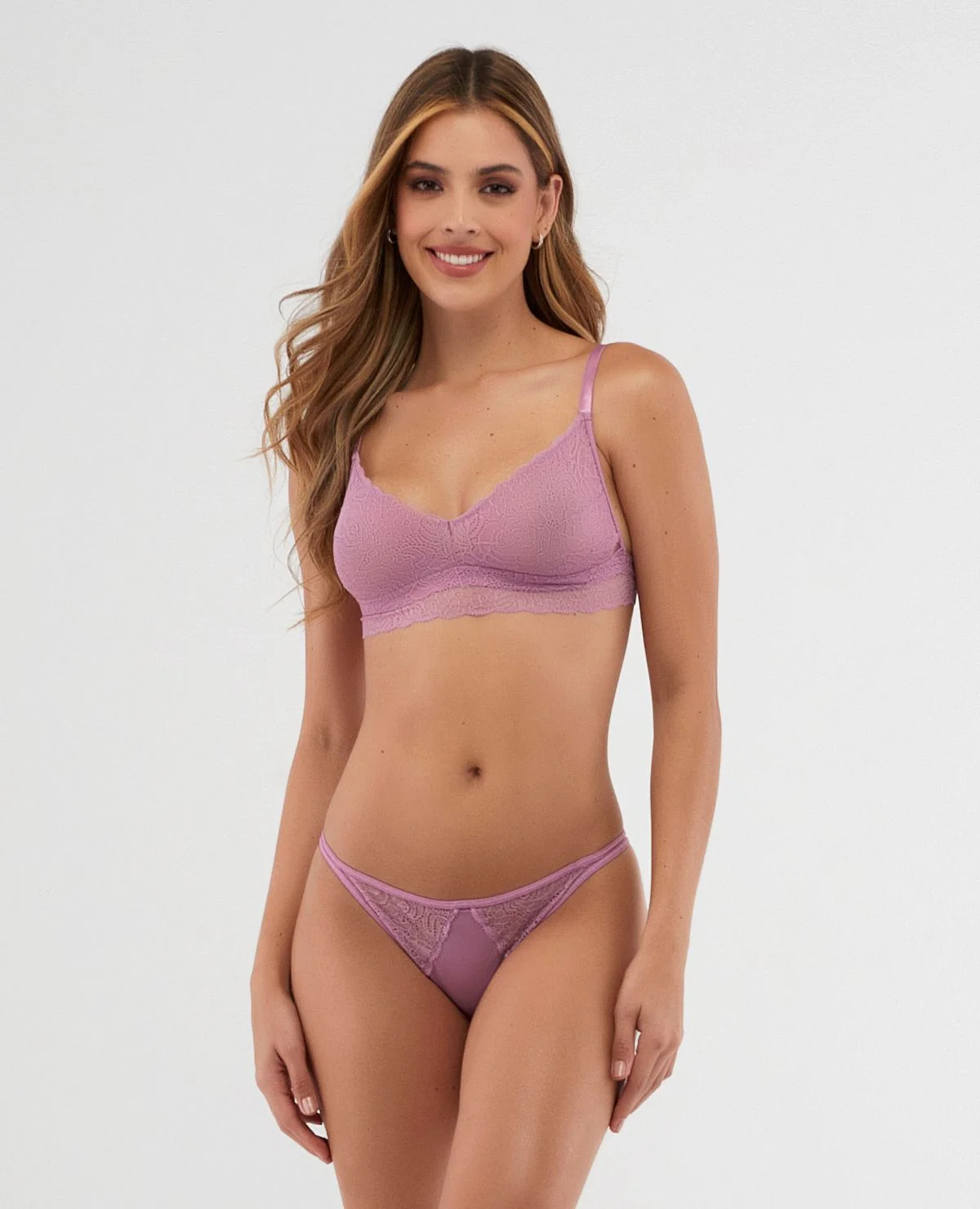 BRALETTE TRIANGULAR | EN ENCAJE | ELÁSTICO EN BASE_REF: 49256 - Image 4