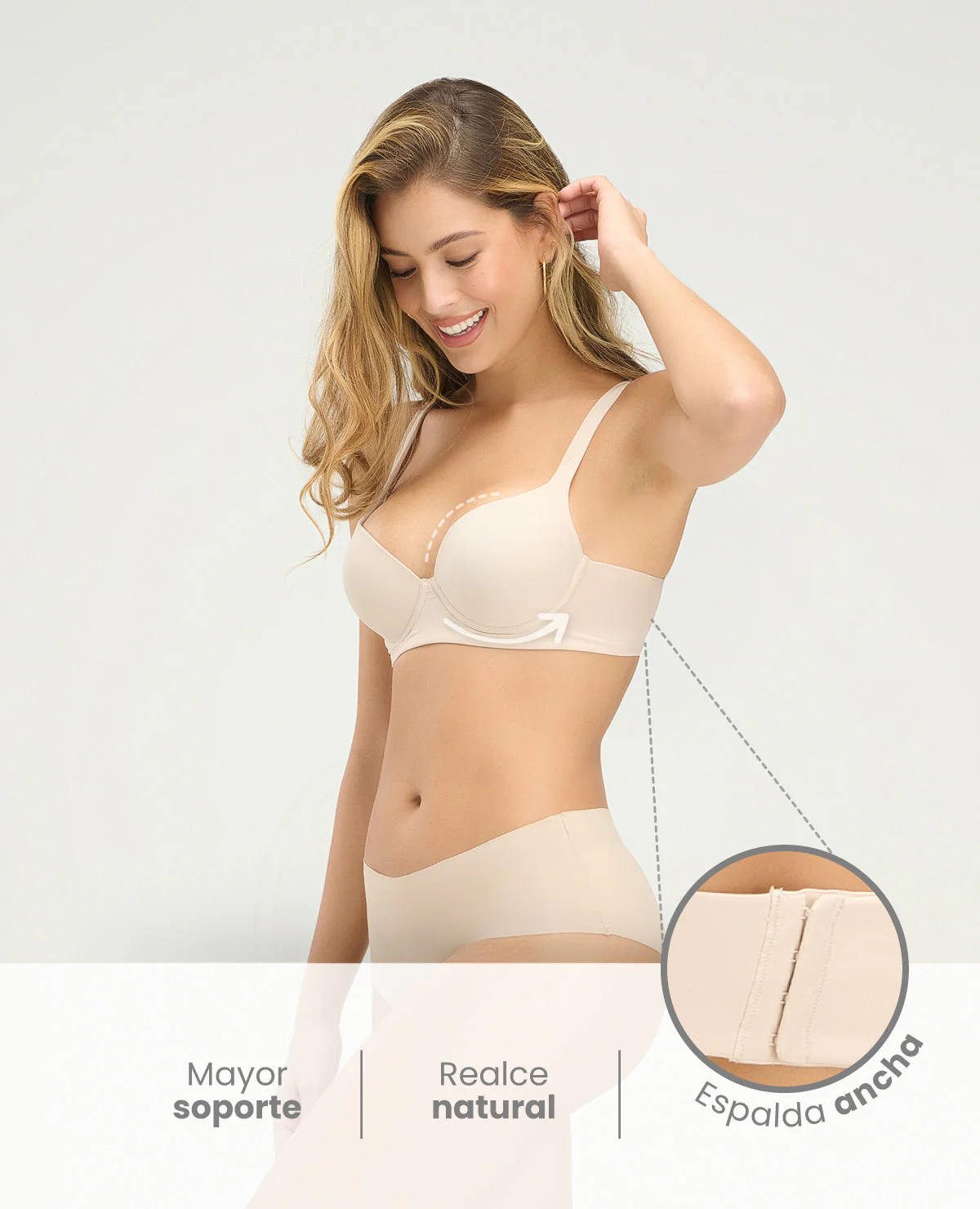BRASIER REALCE NATURAL | COPA LISA - Image 2