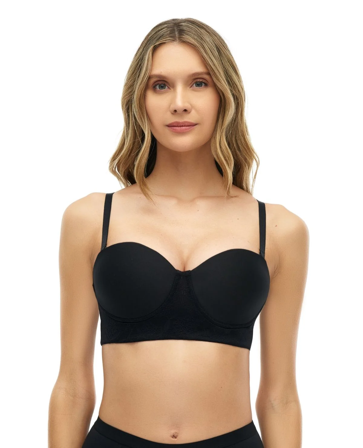 BRASIER STRAPLESS | COPAS REDONDEADAS | CON VARILLAS | BASE ANCHA | CON POWERNET | VARILLAS LATERALES - Image 2
