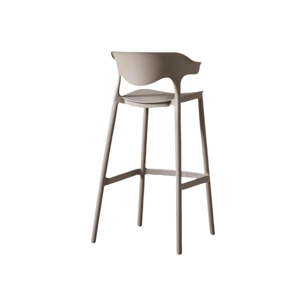 SILLA PARA BAR ELENA, COLOR TAUPE, DISEÑO MODERNO - Image 11