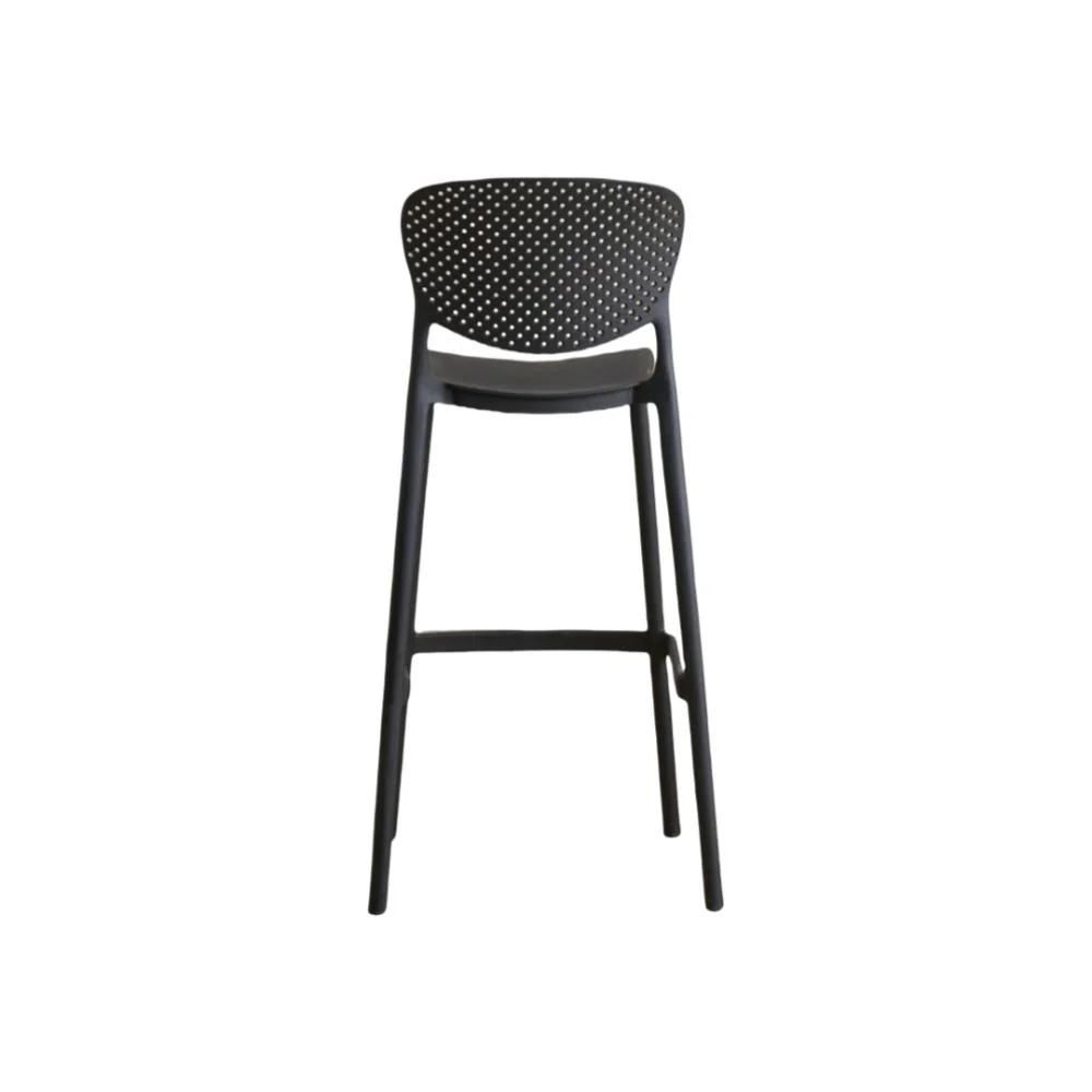 BUTACO PARA BARRA RIO, COLOR NEGRO, DISEÑO MODERNO X4 - Image 4
