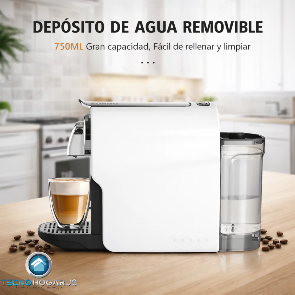 CAFETERA CAFE EXPRESO CAPSULAS CAPUCHINO LATTE 750ML REGALO BLANCO 110V - Image 5