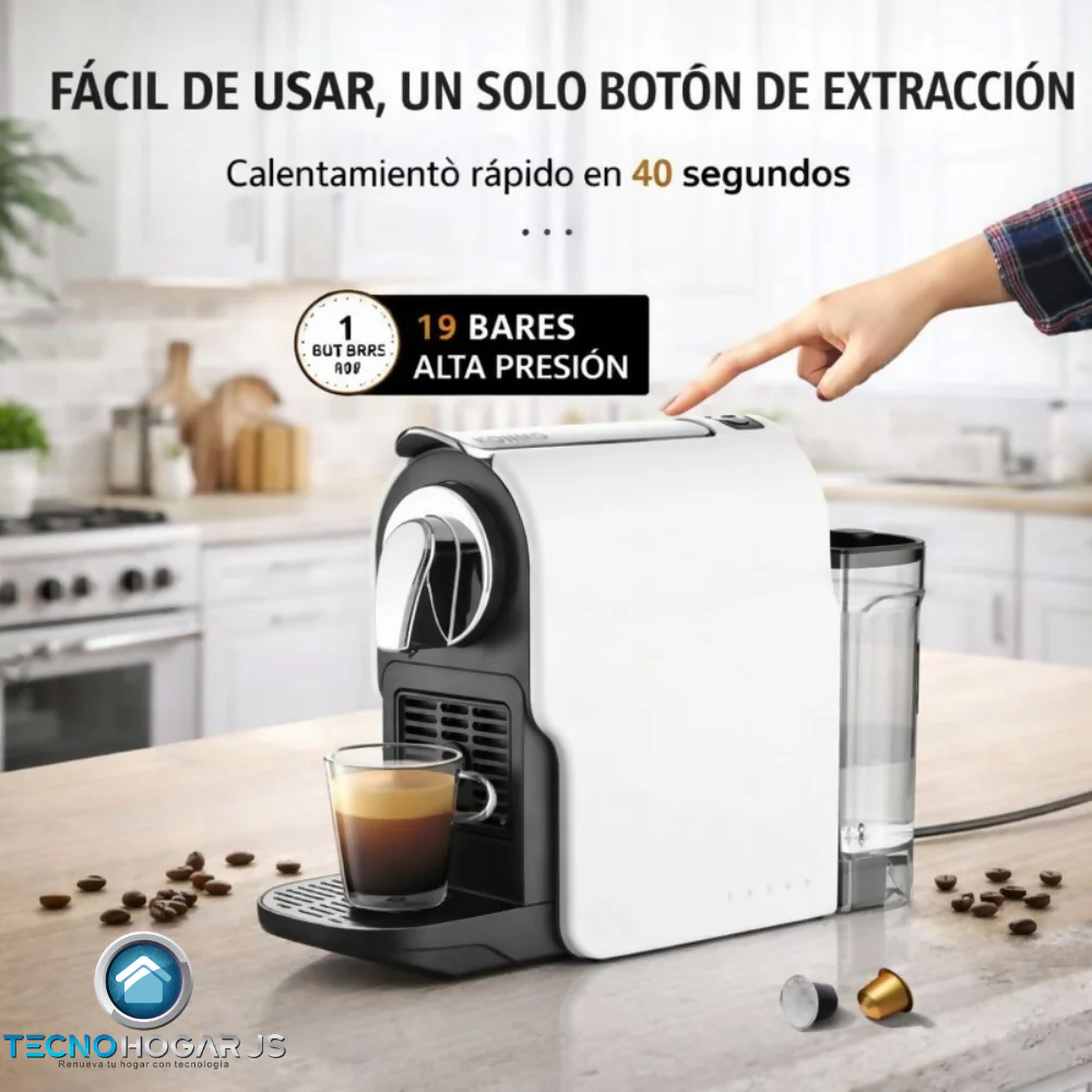 CAFETERA CAFE EXPRESO CAPSULAS CAPUCHINO LATTE 750ML REGALO BLANCO 110V - Image 6