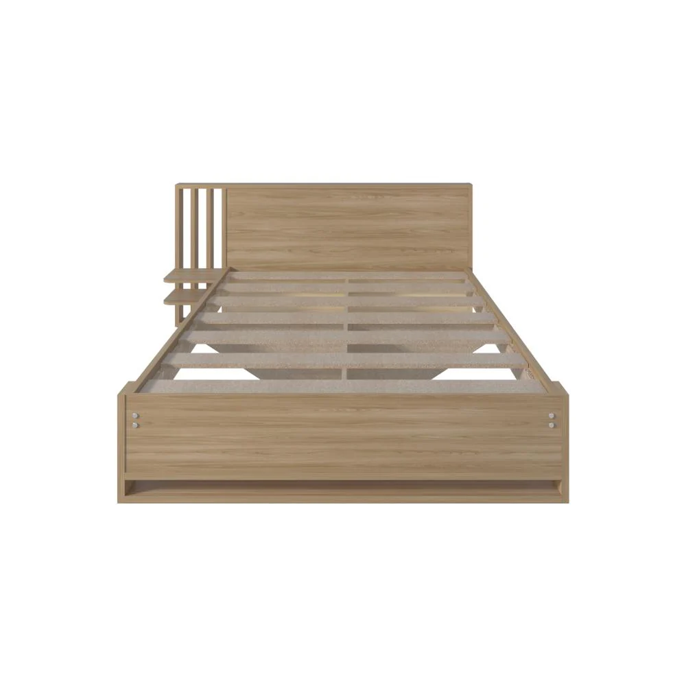 CAMA DOBLE VANEZ, FRESNO EUROPEO, CON ESPALDAR ALTO INCLUYENDO TENDIDA DE TABLAS - Image 5