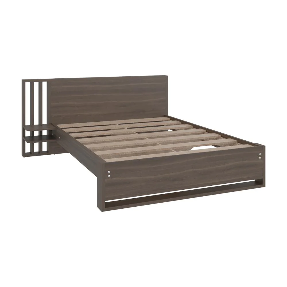CAMA DOBLE VANEZ, MILAN, CON ESPALDAR ALTO INCLUYENDO TENDIDA DE TABLAS - Image 4