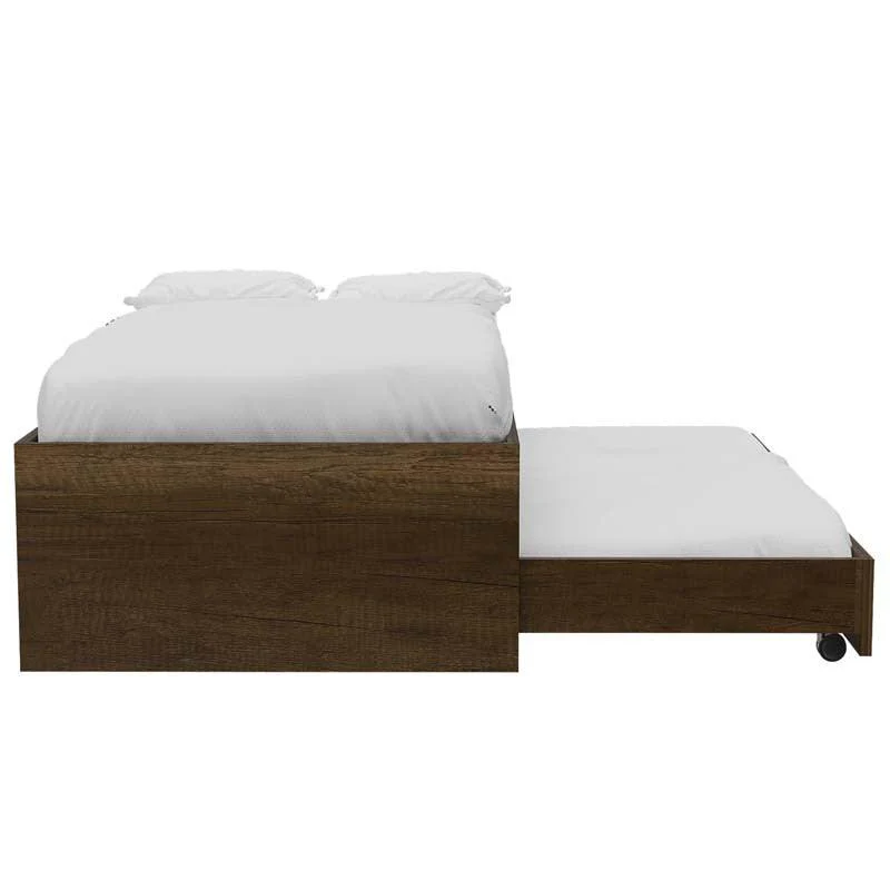 CAMA NIDO INFANTIL GINEBRA, COBRE, CON TARIMA INFERIOR Y RODACHINES PARA SU FÁCIL DESPLAZAMIENTO - Image 4