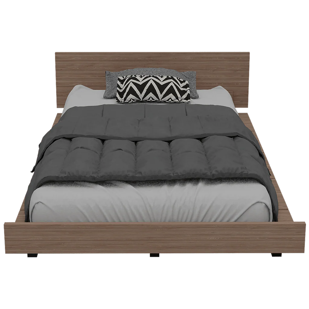 CAMA SENCILLA WESLEY, MIEL, INCLUYE TENDIDO DE TABLONES - Image 2