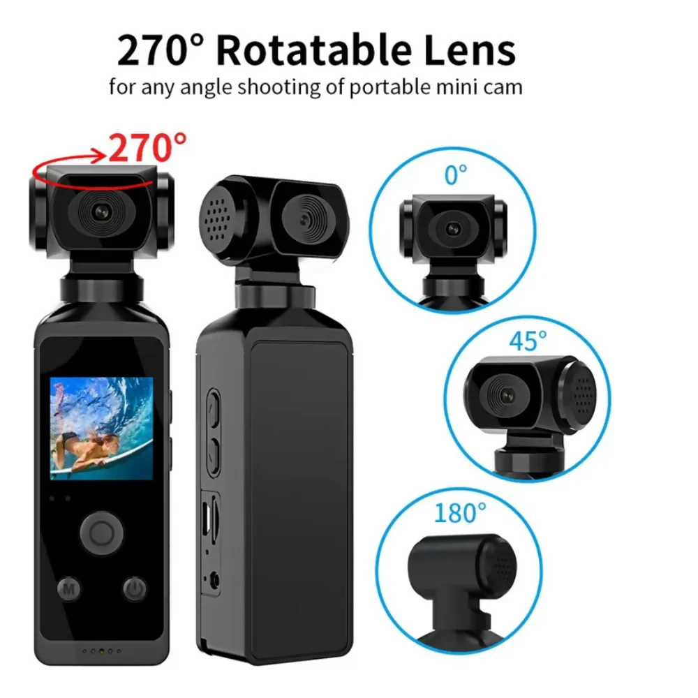 CÁMARA DEPORTIVA 4K ESTABILIZADOR VIDEO CÁMARA POCKET WIFI - Image 5