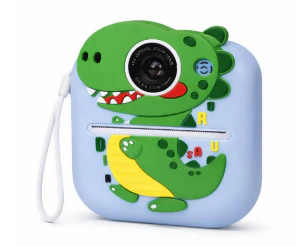 CÁMARA INFANTIL INSTANTÁNEA CON IMPRESORA DINOSAURIO COLOR VERDE - Image 5