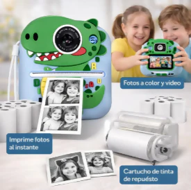 CÁMARA INFANTIL INSTANTÁNEA CON IMPRESORA UNICORNIO (LILA) - Image 4