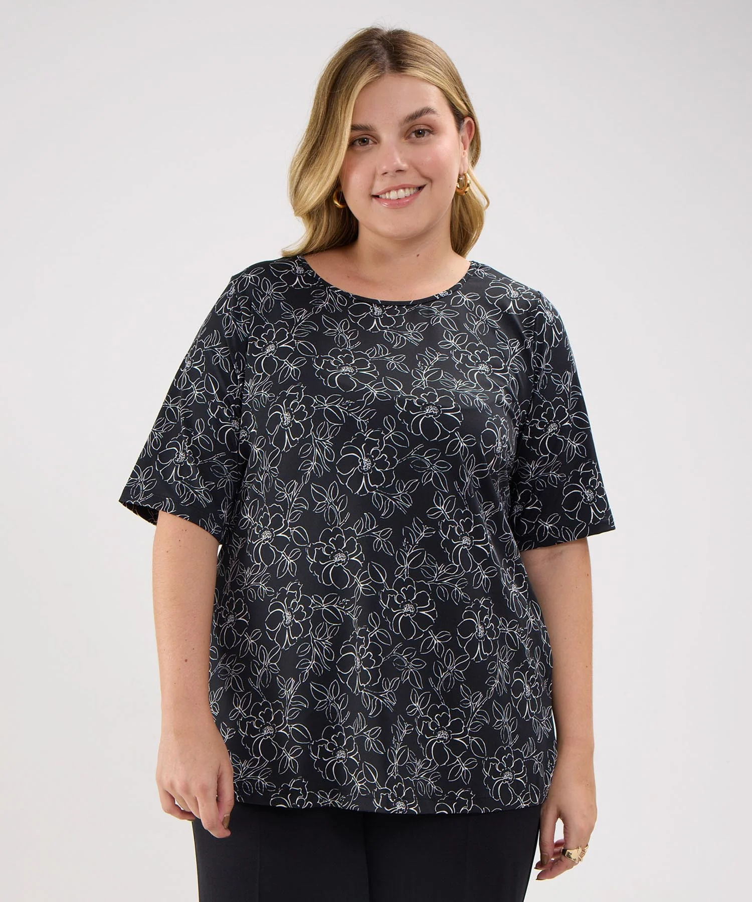 CAMISETA 3/4 EST PLUS 14090822