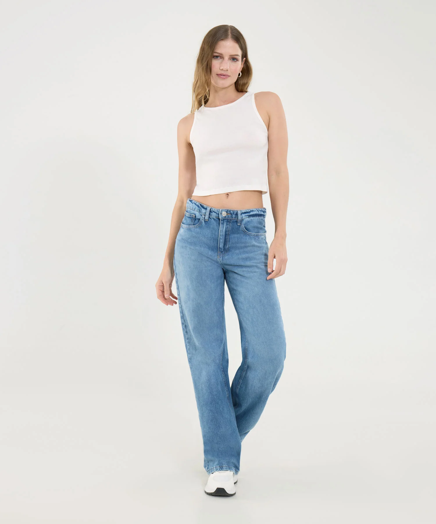 CAMISETA CROP TOP MANGA SISA 40092240 - Image 2