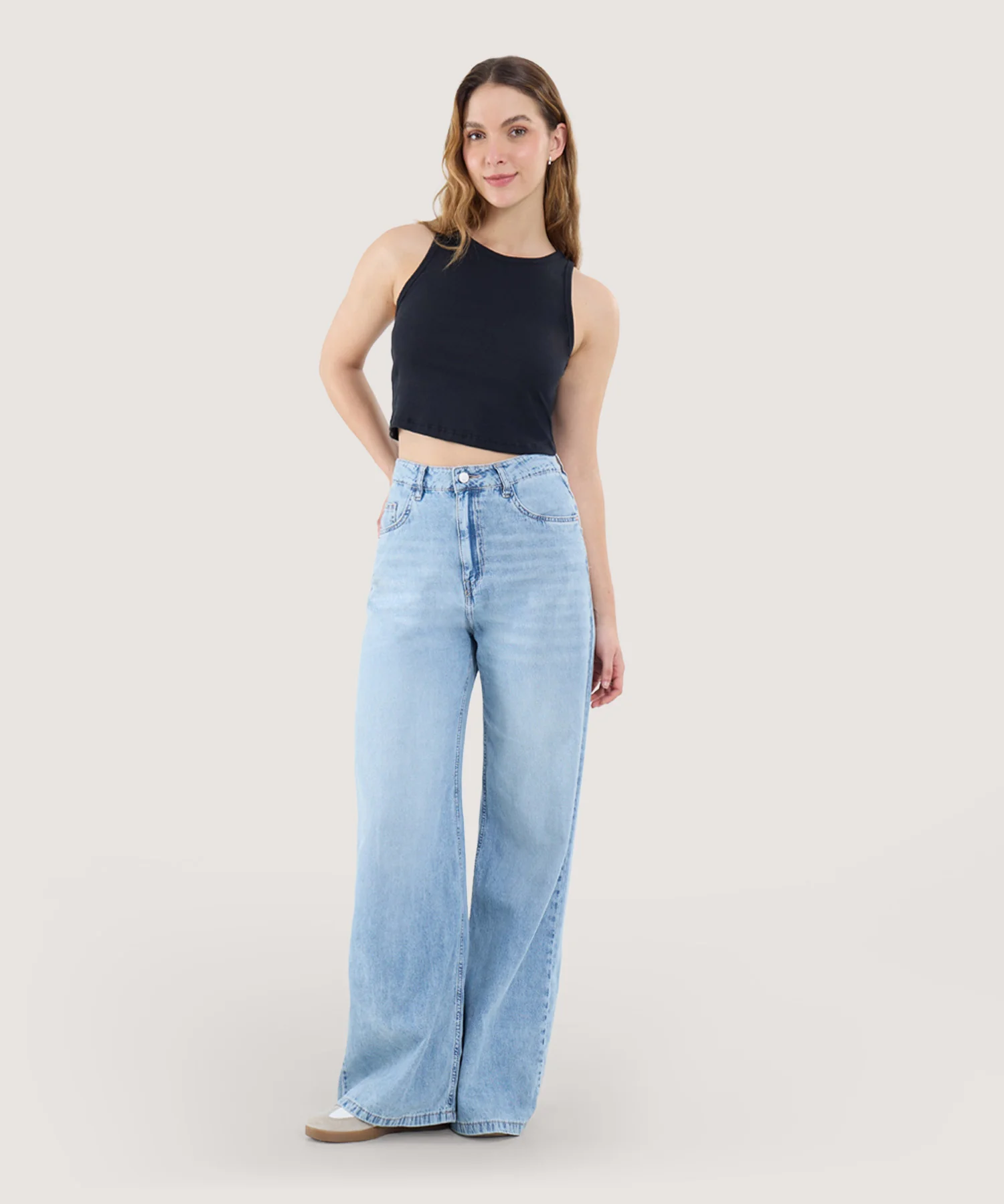 CAMISETA CROP TOP MANGA SISA 40092240 - Image 8