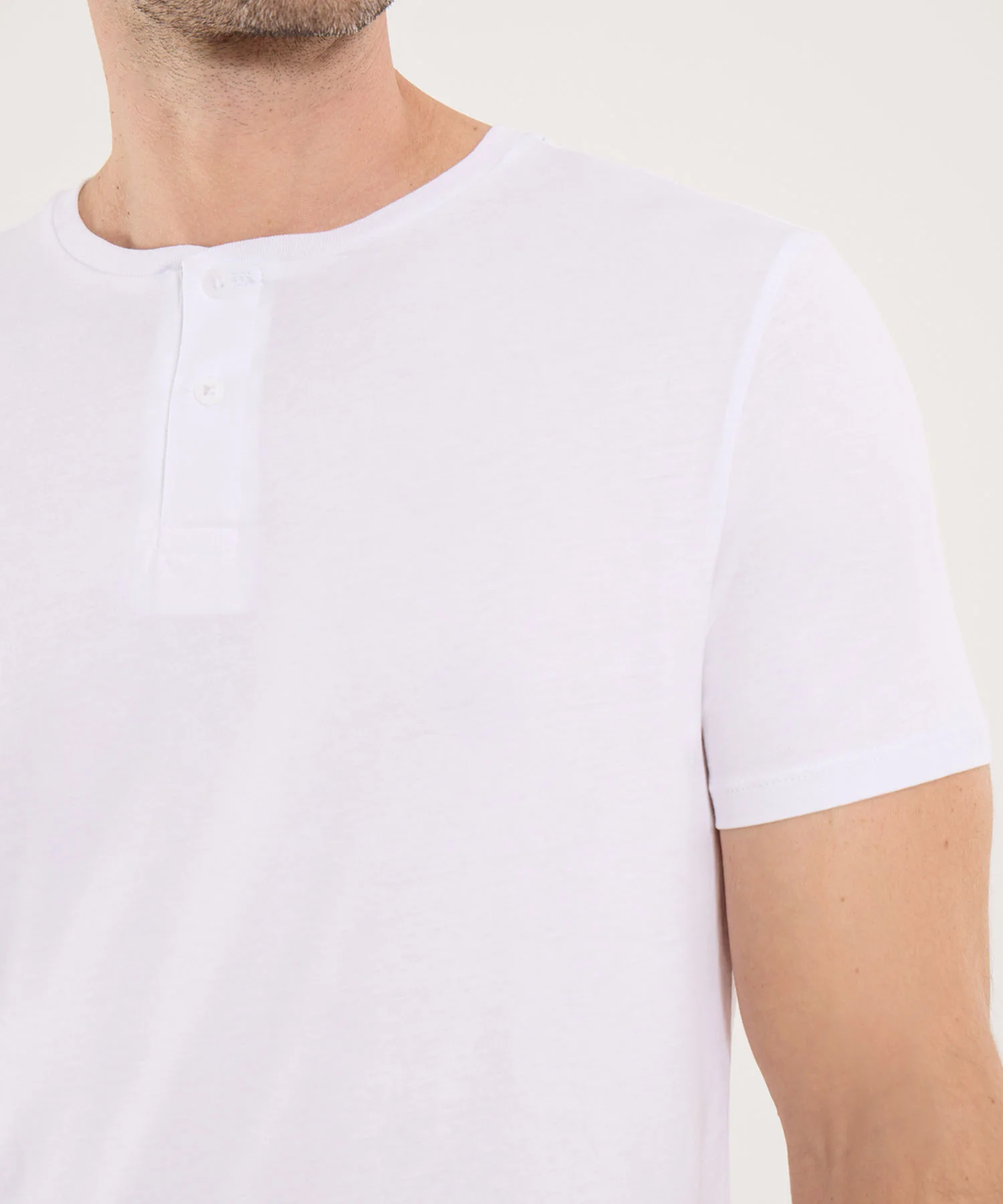 CAMISETA CUELLO HENLEY MANGA CORTA 60090839 - Image 4
