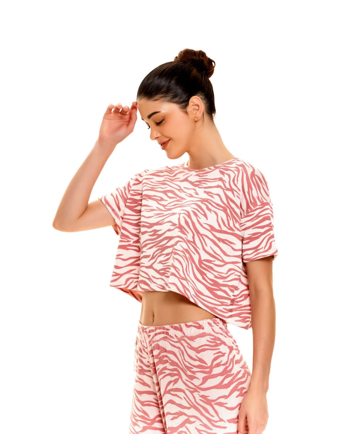CAMISETA DE PIJAMA | CUELLO REDONDO | SILUETA SUELTA_ REF: 17643 - Image 3