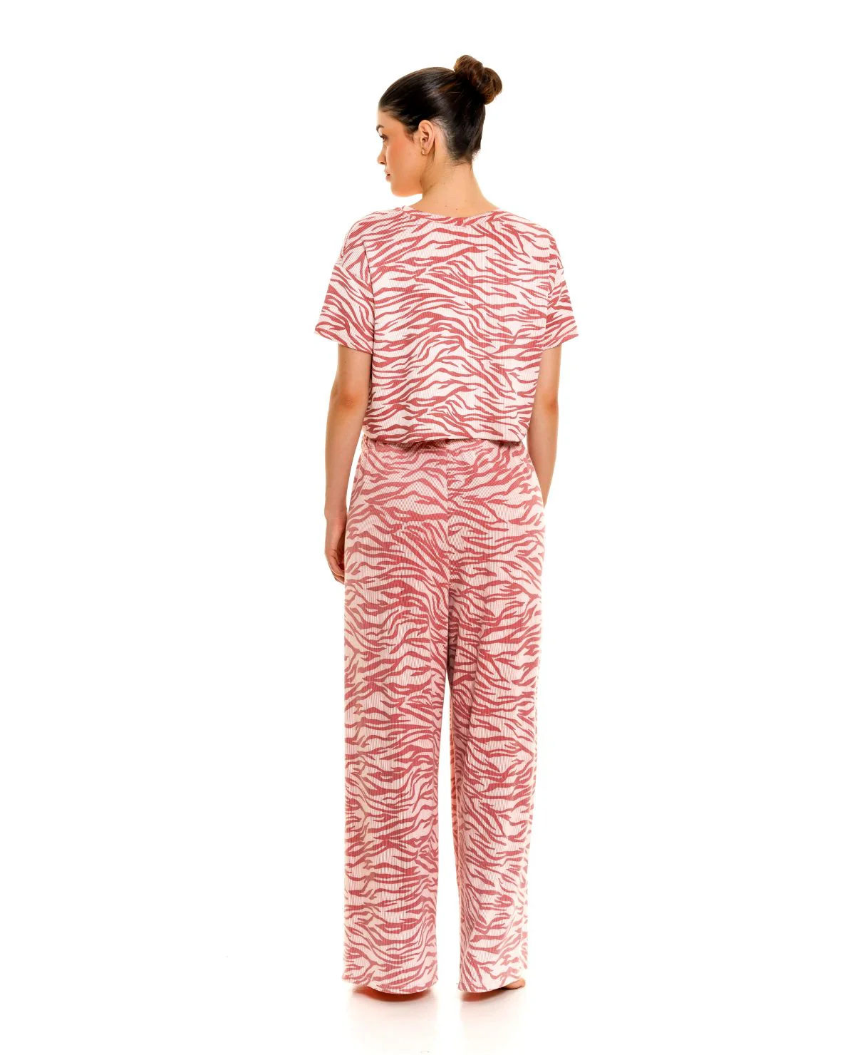 CAMISETA DE PIJAMA | CUELLO REDONDO | SILUETA SUELTA_ REF: 17643 - Image 4