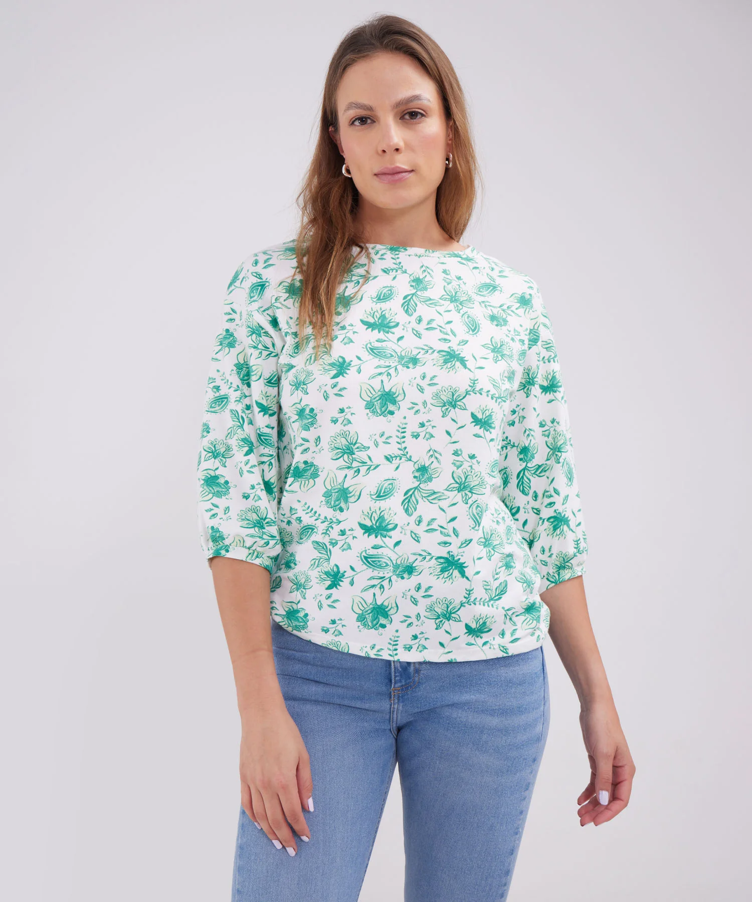 CAMISETA MANGA 3/4 CUELLO REDONDO 30093563 - Image 3