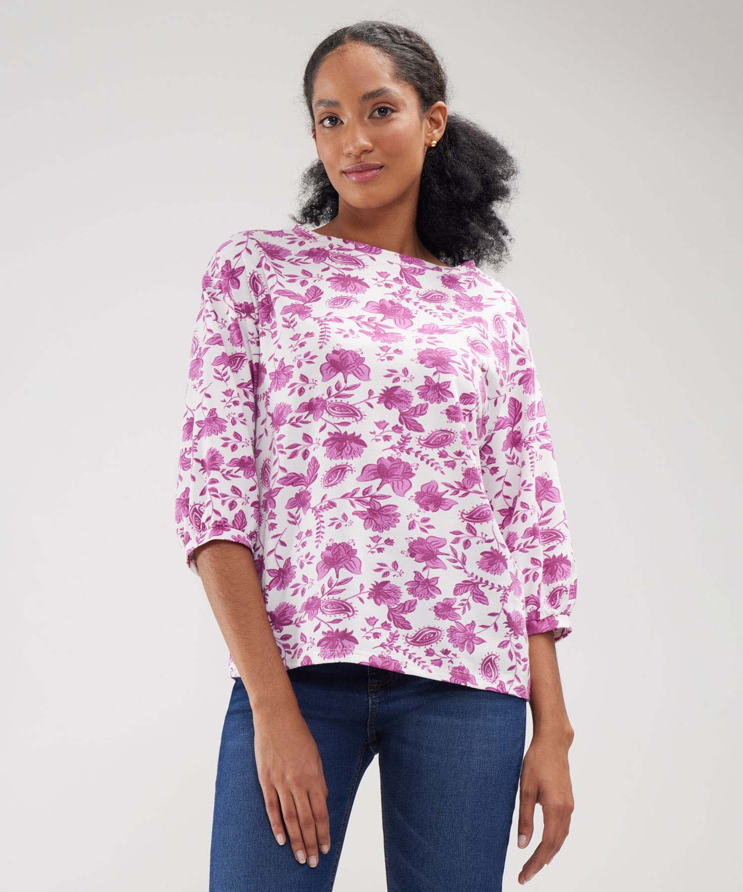 CAMISETA MANGA 3/4 CUELLO REDONDO 30093563 - Image 4