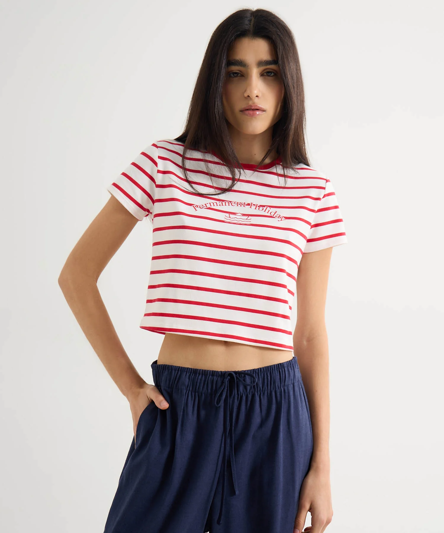 CAMISETA MANGA CORTA CUELLO REDONDO 28096291