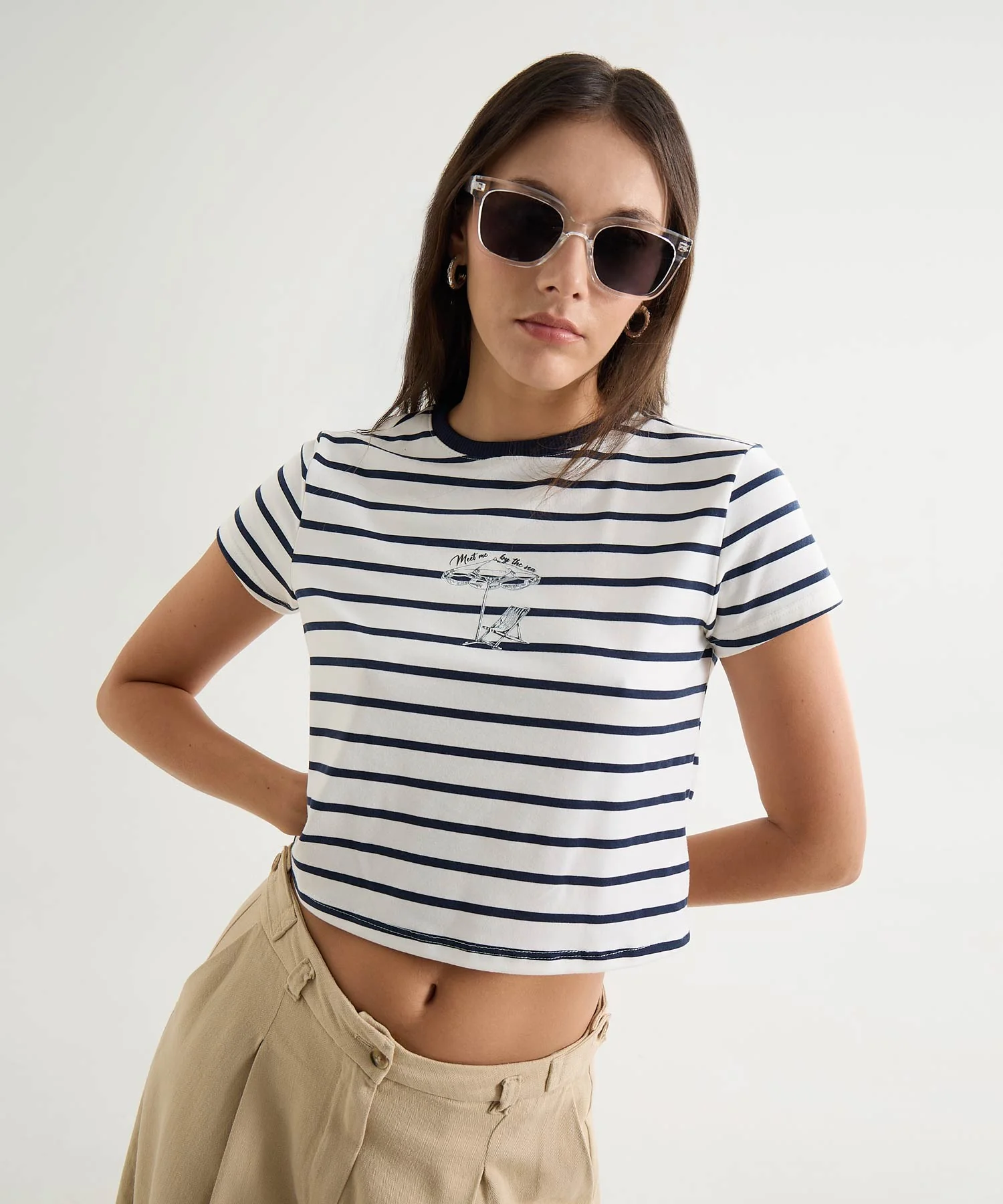 CAMISETA MANGA CORTA CUELLO REDONDO 28096294