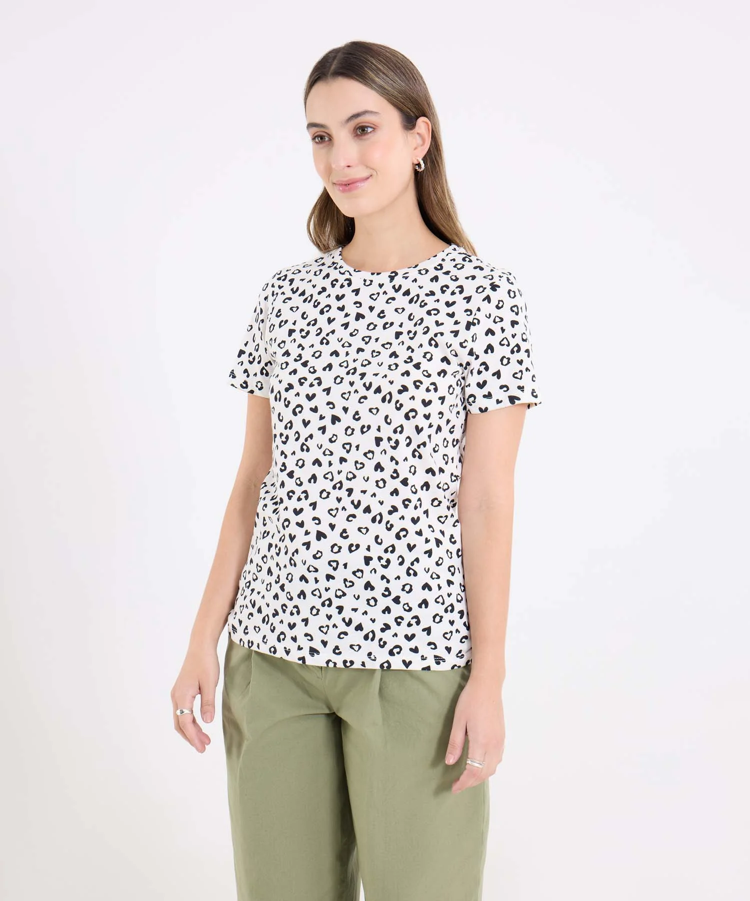 CAMISETA MANGA CORTA CUELLO REDONDO 40092702