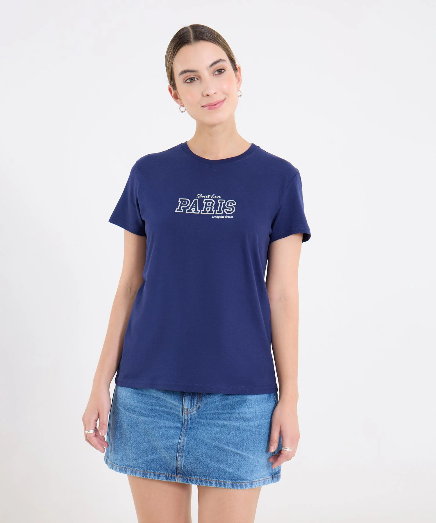 CAMISETA MANGA CORTA CUELLO REDONDO 40092705