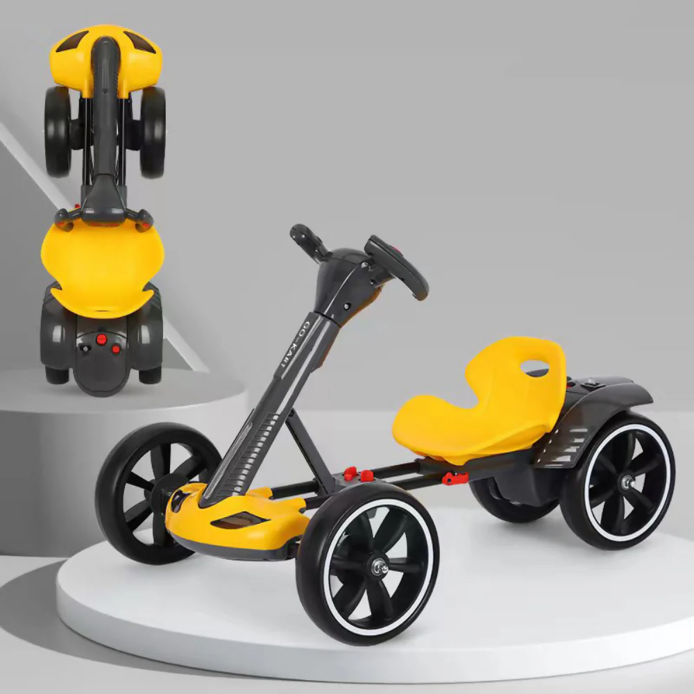 CARRO GO KART ELÉCTRICO PLEGABLE NIÑOS AJUSTABLE VELOCIDAD 8 - Image 6
