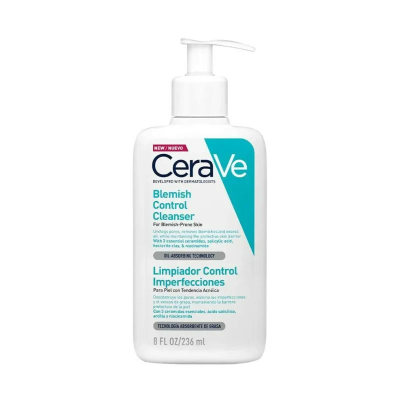 CERAVE BLEMISH CONTROL LIMPIADOR IMPERFECCIONES X 236ML