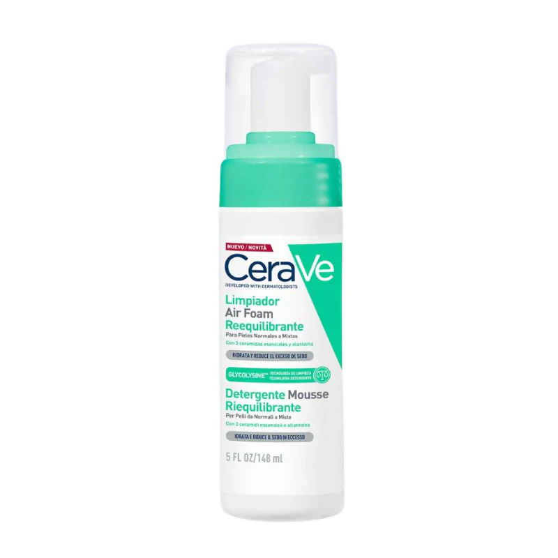 CERAVE LIMPIADOR AIR FOAM REEQUILIBRANTE X 148ML