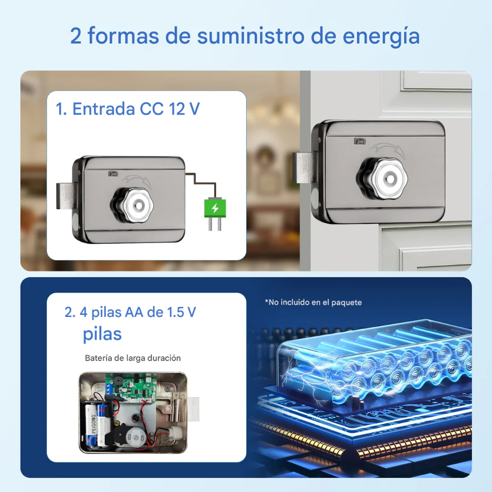 CERRADURA INTELIGENTE WIFI TUYA SMART HUELLA EXTERIORES IP65 - Image 4