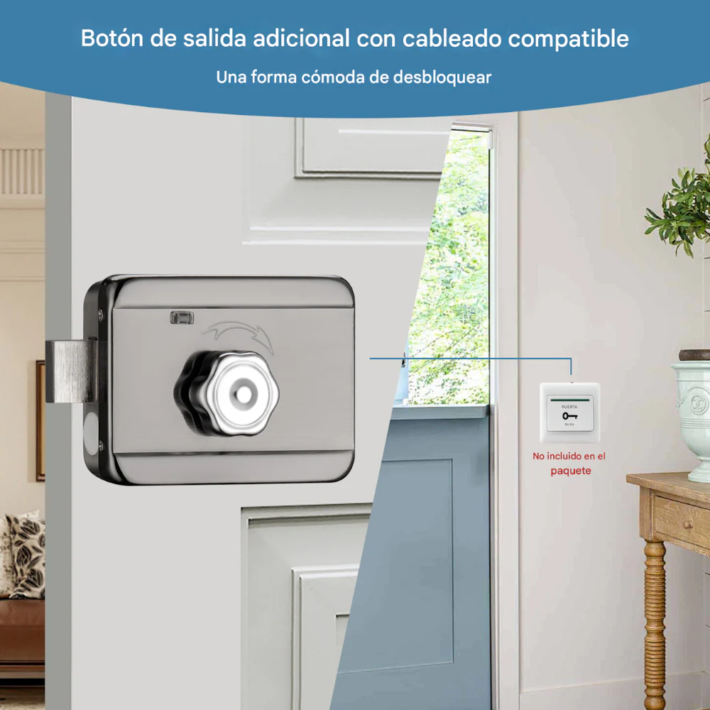 CERRADURA INTELIGENTE WIFI TUYA SMART HUELLA EXTERIORES IP65 - Image 6