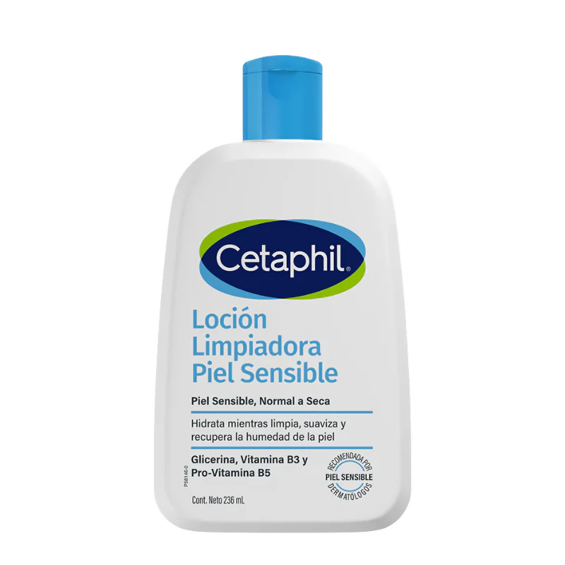 CETAPHIL LOCIÓN LIMPIADORA PIEL SENSIBLE X 237ML