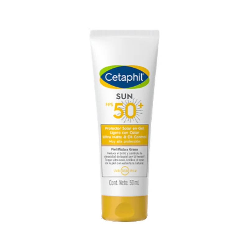 CETAPHIL SUN OIL CONTROL FPS 50+ CON COLOR Y ULTRA MATE X 50ML