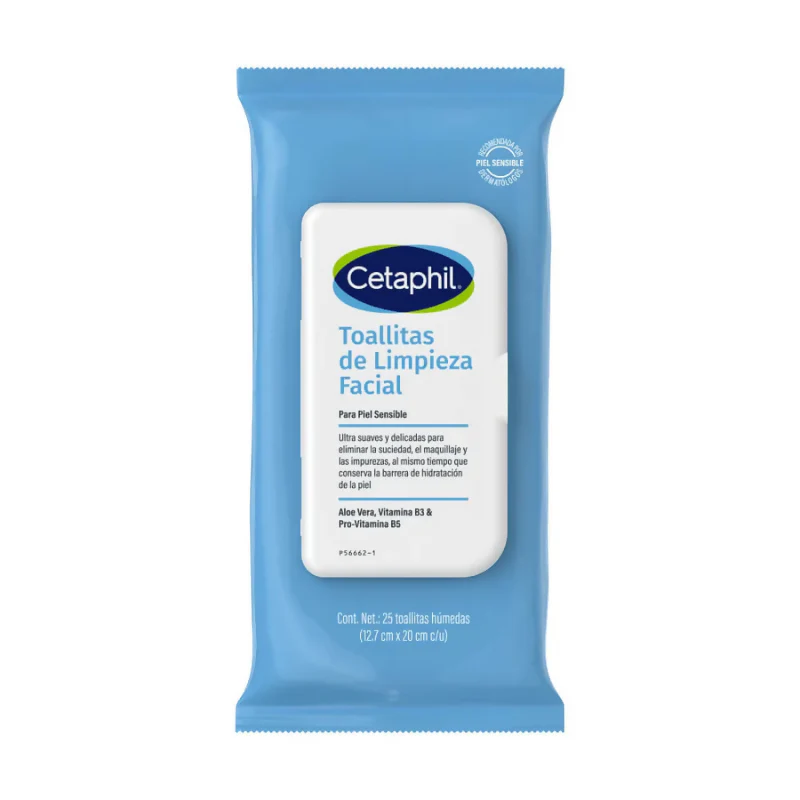 CETAPHIL TOALLITAS FACIALES X 25U