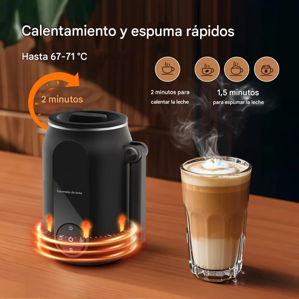 CHOCOLATERA ELÉCTRICA ESPUMADOR DE LECHE PANTALLA DIGITAL 250ML - Image 5
