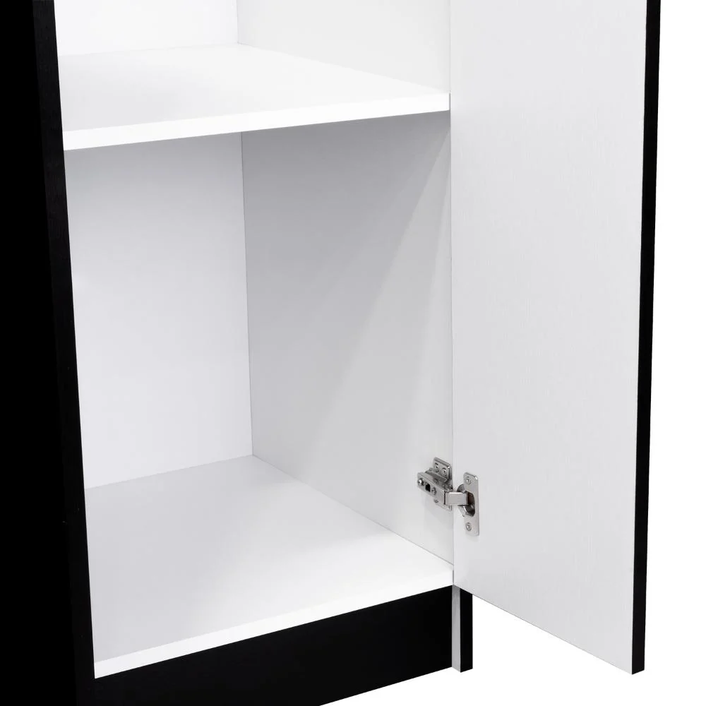 CLOSET ADIRA, WENGUE Y BLANCO, CON DOS TUBOS CROMADOS Y SEIS PUERTAS BATIENTES ZF - Image 7